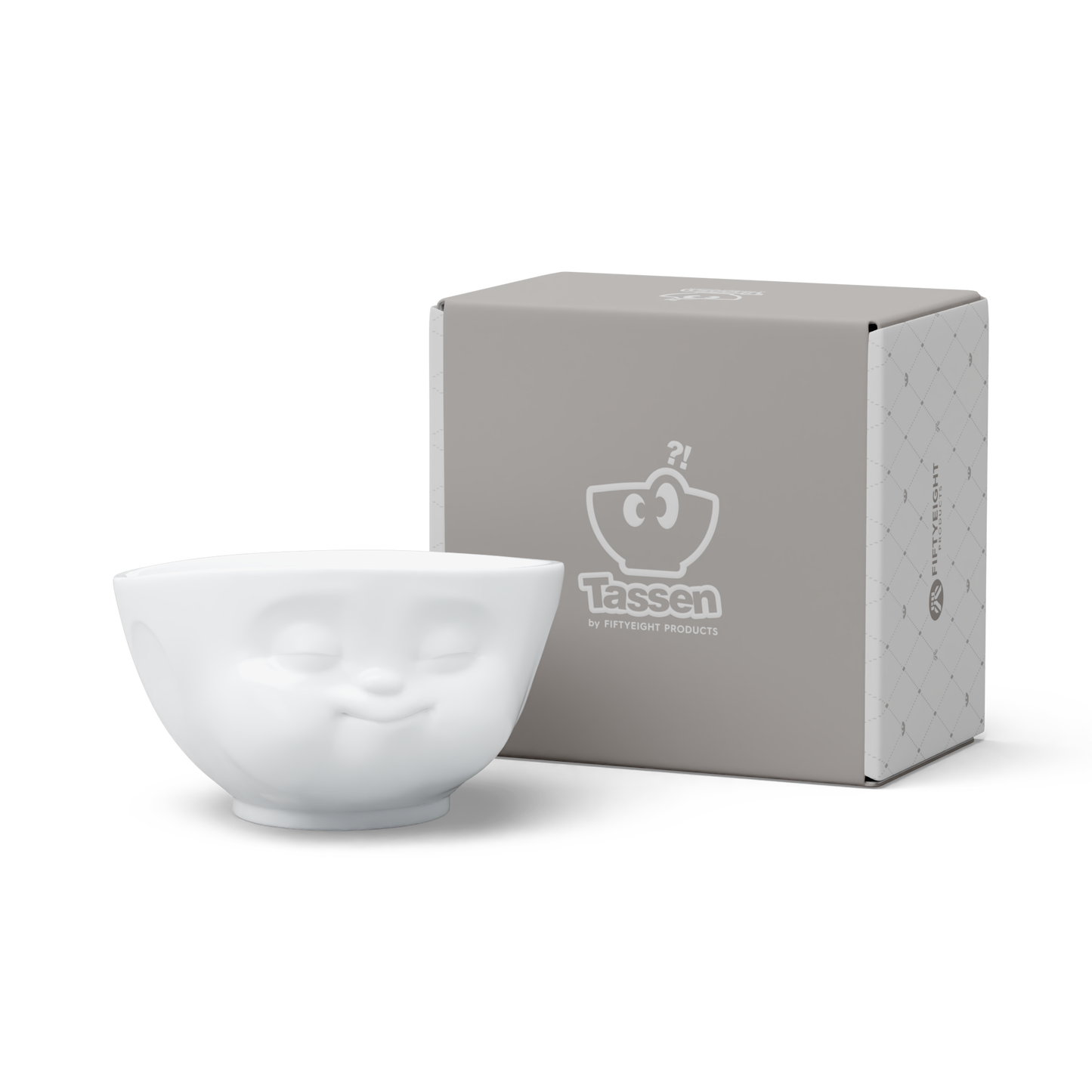 FIFTYEIGHT PRODUCTS / "Munching" Bowl (Porcelain, 500 ml, white, Made in Germany)