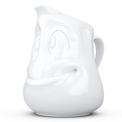 FIFTYEIGHT PRODUCTS / Jug "Drollig" (Porcelain, 350 ml, White, Made in Germany)