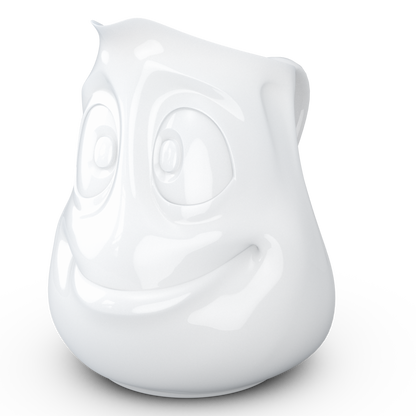 FIFTYEIGHT PRODUCTS / Jug "Drollig" (Porcelain, 350 ml, White, Made in Germany)