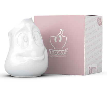 FIFTYEIGHT PRODUCTS / Jug "Drollig" (Porcelain, 350 ml, White, Made in Germany)