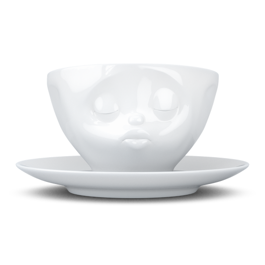 FIFTYEIGHT PRODUCTS / Tazza / Tazza da caffè con bacio in porcellana dura 200 ml, bianca