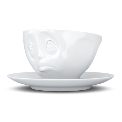 FIFTYEIGHT PRODUCTS / Tassen / Kaffeetasse „Och Bitte“ (Porzellan, 200 ml, weiß, Made in Germany)