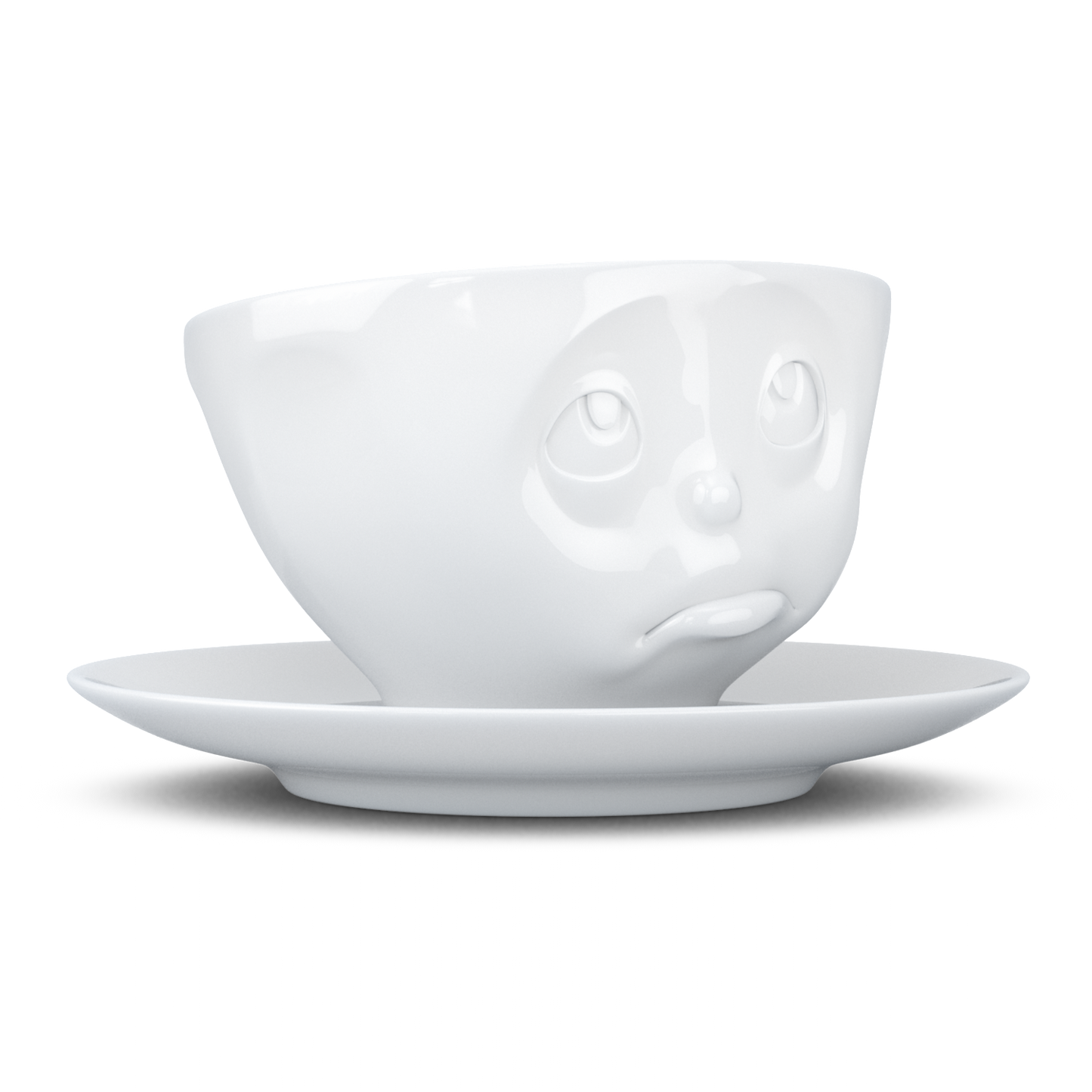 FIFTYEIGHT PRODUCTS / Tassen / Kaffeetasse „Och Bitte“ (Porzellan, 200 ml, weiß, Made in Germany)