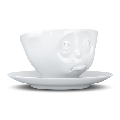 FIFTYEIGHT PRODUCTS / Tassen / Kaffeetasse „Och Bitte“ (Porzellan, 200 ml, weiß, Made in Germany)