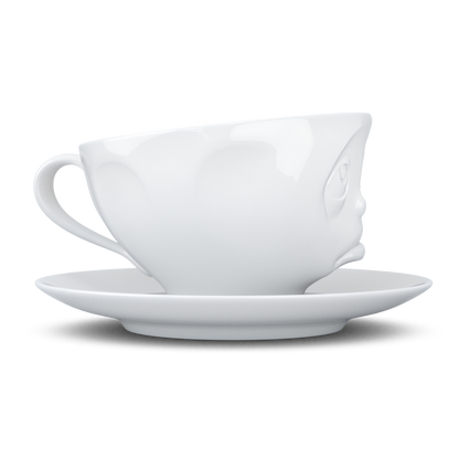FIFTYEIGHT PRODUCTS / Tassen / Kaffeetasse „Och Bitte“ (Porzellan, 200 ml, weiß, Made in Germany)
