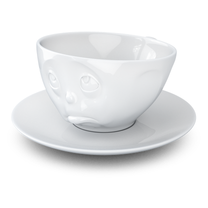 FIFTYEIGHT PRODUCTS / Tassen / Kaffeetasse „Och Bitte“ (Porzellan, 200 ml, weiß, Made in Germany)