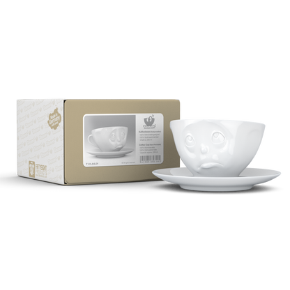 FIFTYEIGHT PRODUCTS / Tassen / Kaffeetasse „Och Bitte“ (Porzellan, 200 ml, weiß, Made in Germany)