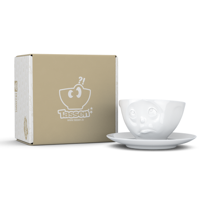 FIFTYEIGHT PRODUCTS / Tassen / Kaffeetasse „Och Bitte“ (Porzellan, 200 ml, weiß, Made in Germany)