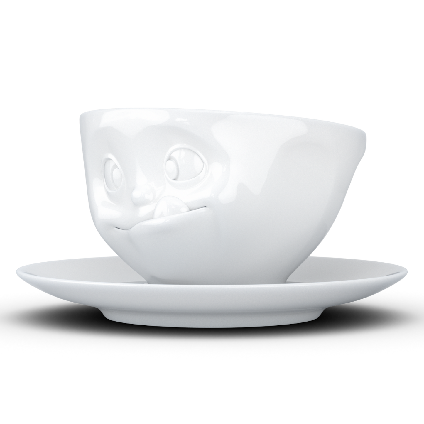 FIFTYEIGHT PRODUCTS / Cups / Coffee Cup "Delicious" (porcelain, 200 ml, white, Made in Germany)