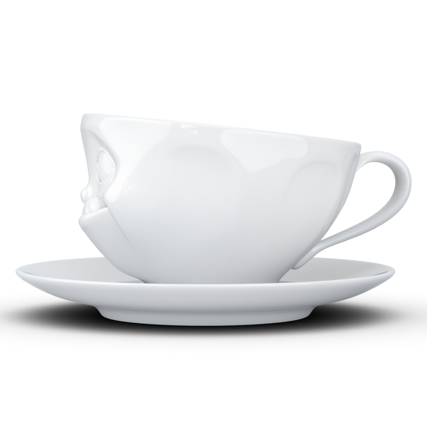 FIFTYEIGHT PRODUCTS / Cups / Coffee Cup "Delicious" (porcelain, 200 ml, white, Made in Germany)
