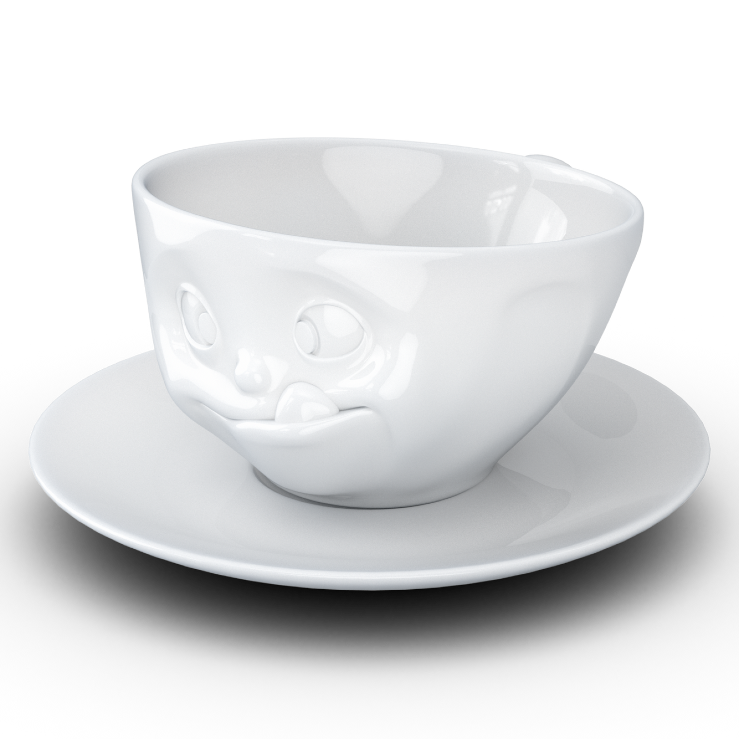 FIFTYEIGHT PRODUCTS / Cups / Coffee Cup "Delicious" (porcelain, 200 ml, white, Made in Germany)