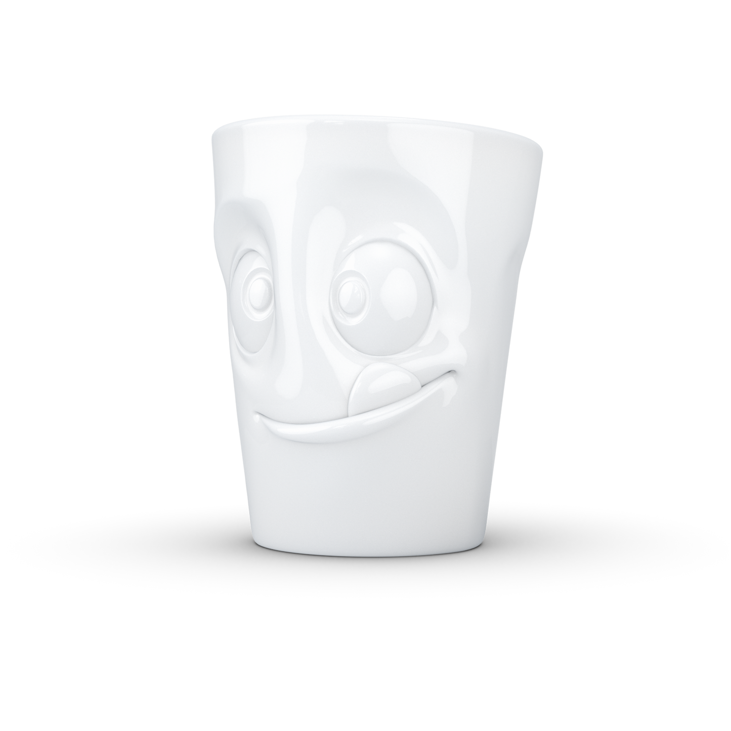 FIFTYEIGHT PRODUCTS / Handled Mug "Tasty" (Porcelain, 350 ml, white, Made in Germany)