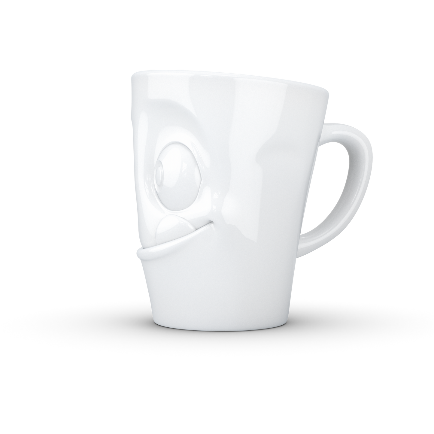 FIFTYEIGHT PRODUCTS / Handled Mug "Tasty" (Porcelain, 350 ml, white, Made in Germany)