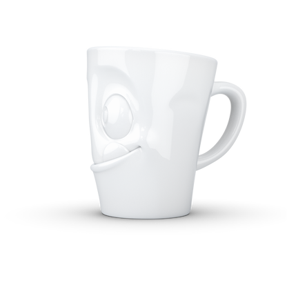 FIFTYEIGHT PRODUCTS / Handled Mug "Tasty" (Porcelain, 350 ml, white, Made in Germany)