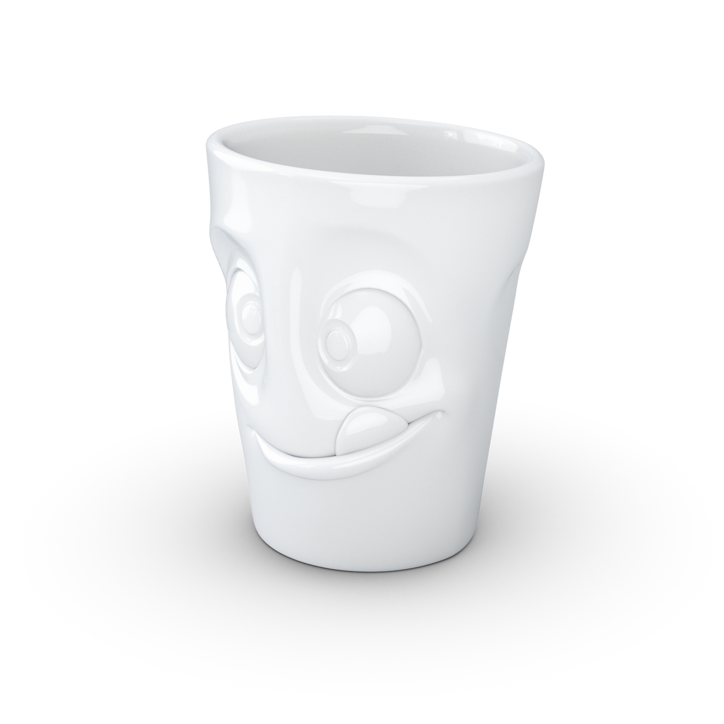 FIFTYEIGHT PRODUCTS / Handled Mug "Tasty" (Porcelain, 350 ml, white, Made in Germany)