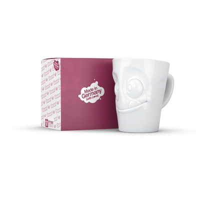 FIFTYEIGHT PRODUCTS / Handled Mug "Tasty" (Porcelain, 350 ml, white, Made in Germany)