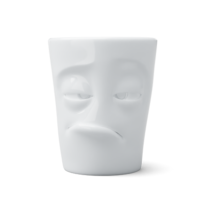 FIFTYEIGHT PRODUCTS / Handle Mug "Verpennt" (Porcelain, 350 ml, white, Made in Germany)