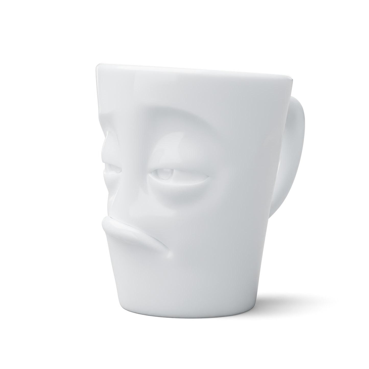 FIFTYEIGHT PRODUCTS / Handle Mug "Verpennt" (Porcelain, 350 ml, white, Made in Germany)