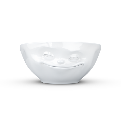 FIFTYEIGHT PRODUCTS / Tazze / Ciotola "Sorridendo" (Porcellana, 350ml, bianco, Made in Germany)