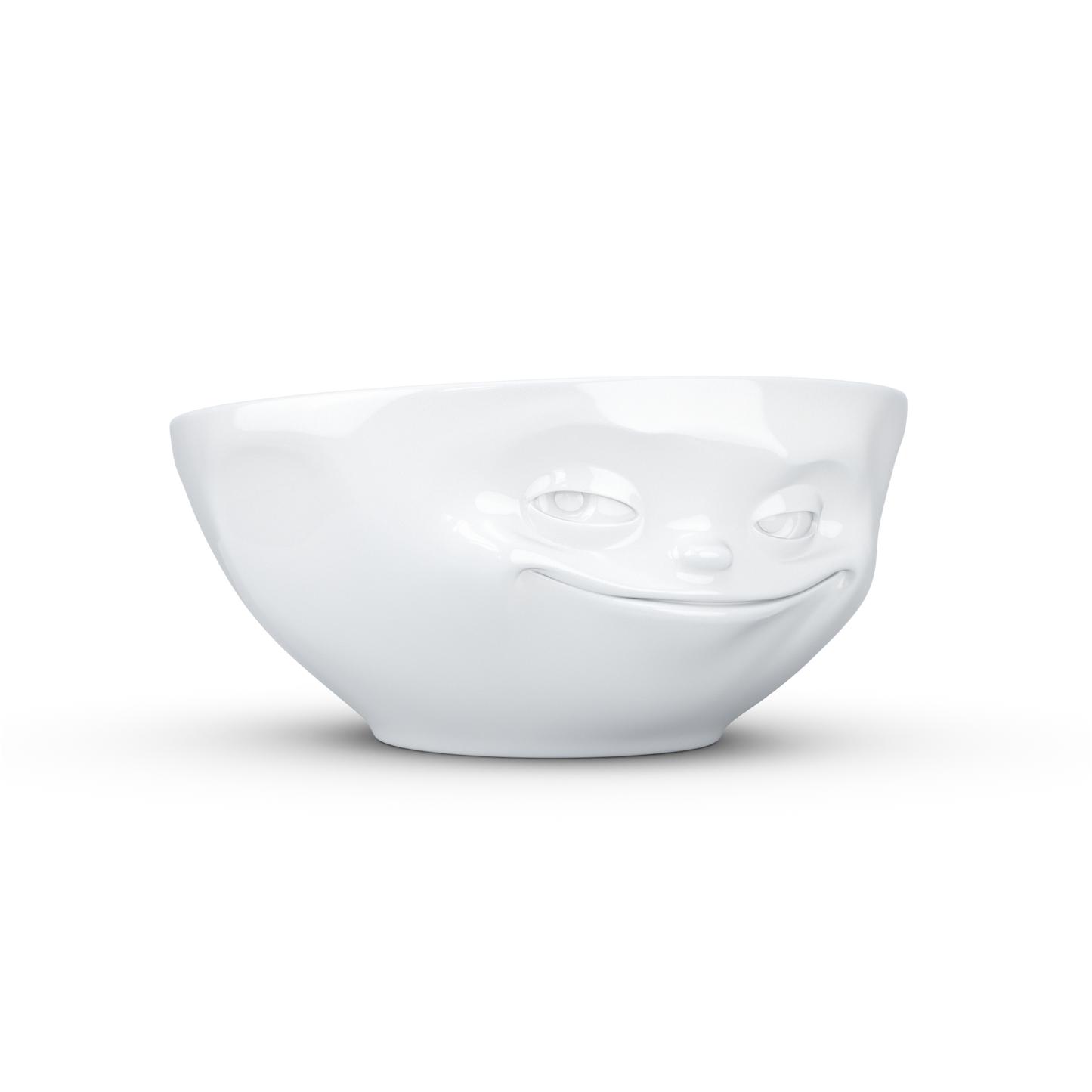 FIFTYEIGHT PRODUCTS / Tazze / Ciotola "Sorridendo" (Porcellana, 350ml, bianco, Made in Germany)