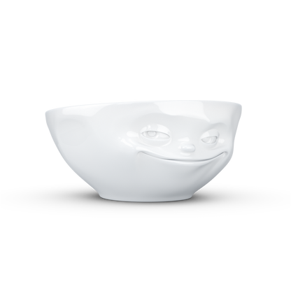 FIFTYEIGHT PRODUCTS / Tazze / Ciotola "Sorridendo" (Porcellana, 350ml, bianco, Made in Germany)