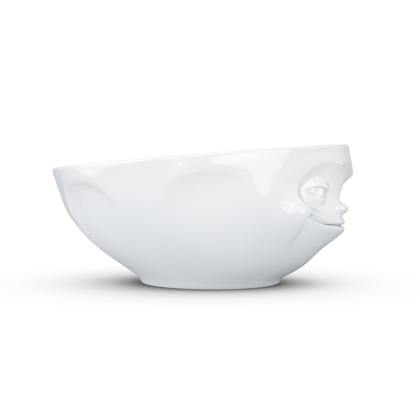 FIFTYEIGHT PRODUCTS / Tazze / Ciotola "Sorridendo" (Porcellana, 350ml, bianco, Made in Germany)