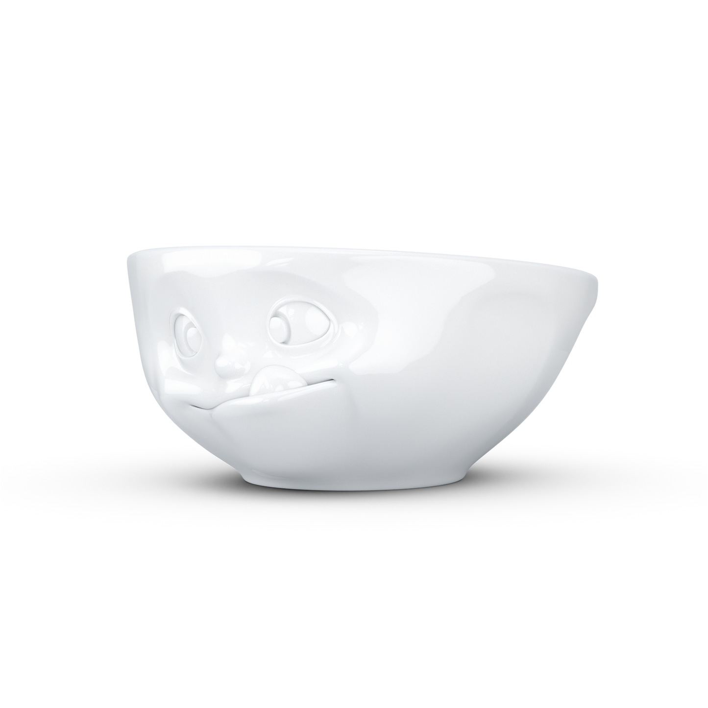FIFTYEIGHT PRODUCTS / Mugs / Bowl "Lecker" (Porcelain, 350ml, white, Made in Germany)