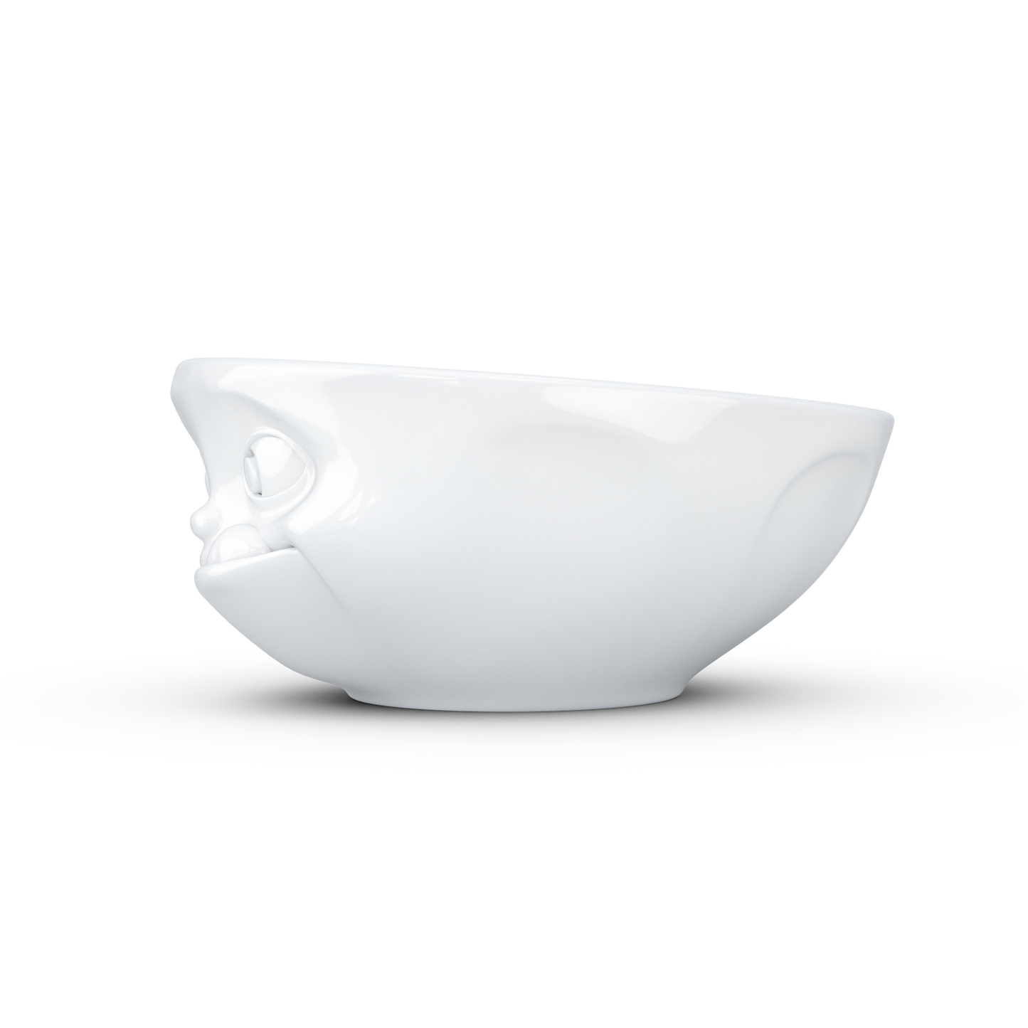 FIFTYEIGHT PRODUCTS / Mugs / Bowl "Lecker" (Porcelain, 350ml, white, Made in Germany)
