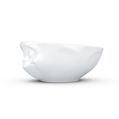 FIFTYEIGHT PRODUCTS / Mugs / Bowl "Lecker" (Porcelain, 350ml, white, Made in Germany)