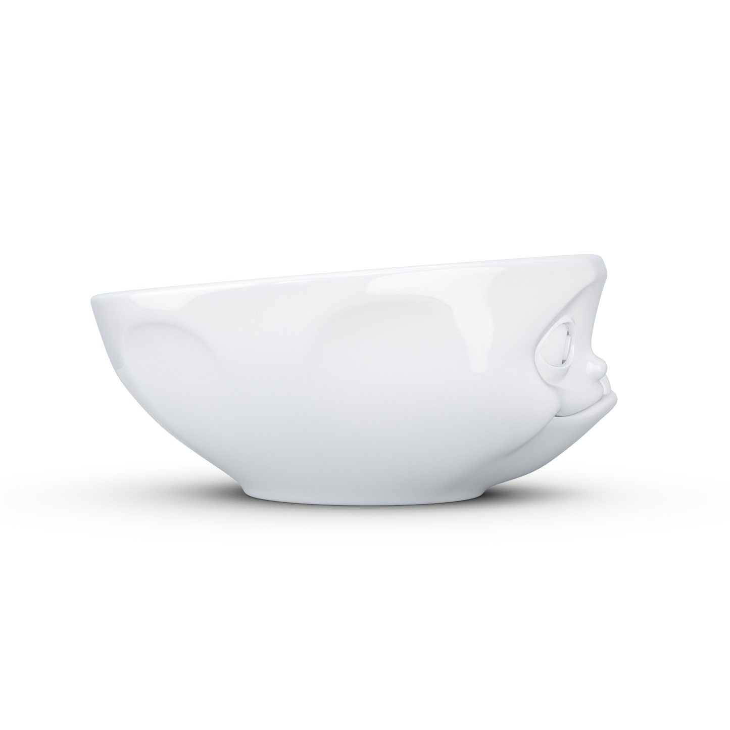 FIFTYEIGHT PRODUCTS / Mugs / Bowl "Lecker" (Porcelain, 350ml, white, Made in Germany)