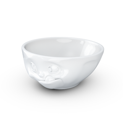 FIFTYEIGHT PRODUCTS / Mugs / Bowl "Lecker" (Porcelain, 350ml, white, Made in Germany)