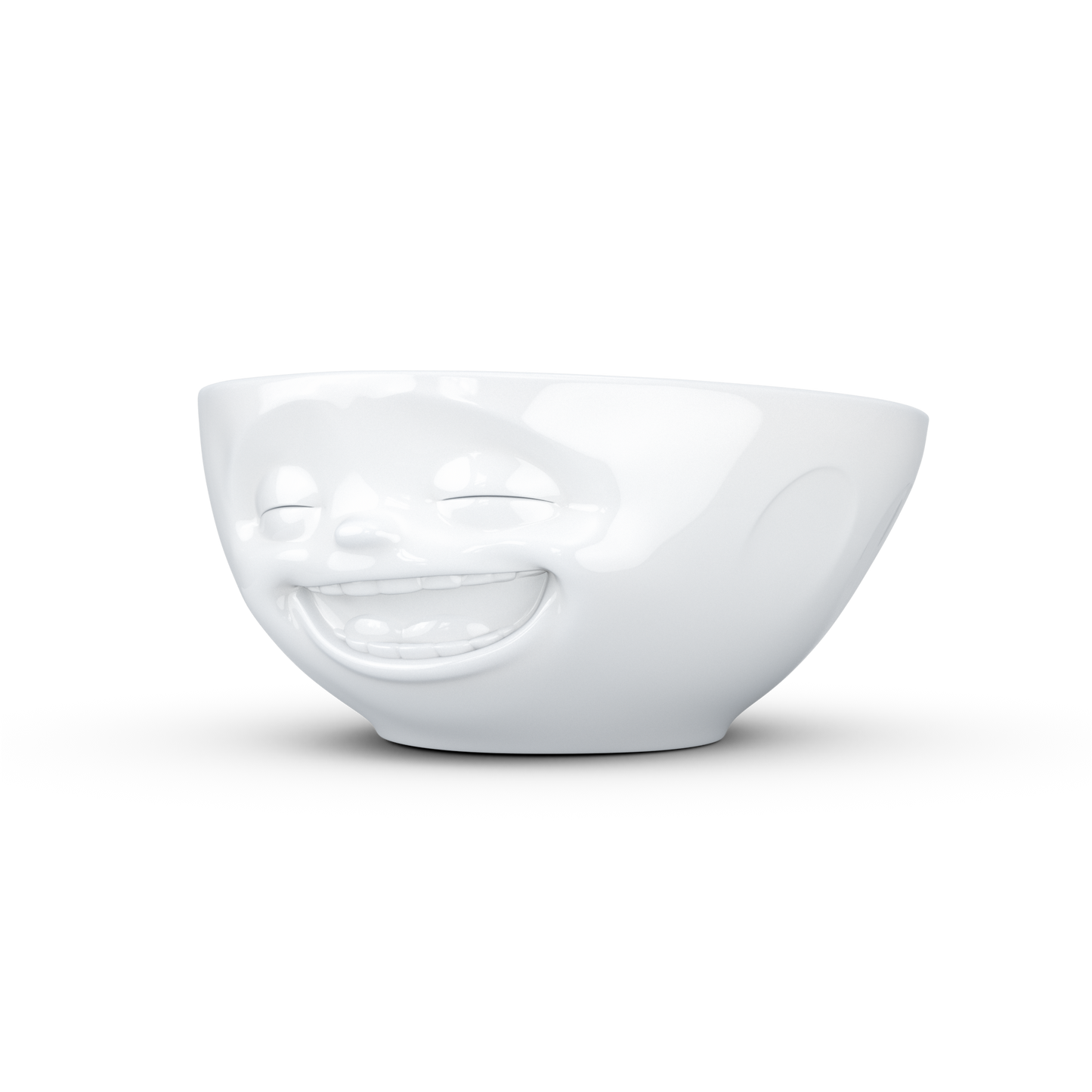 FIFTYEIGHT PRODUCTS / Tazze / Ciotola "Che ride" (Porcellana, 350ml, bianco, Made in Germany)