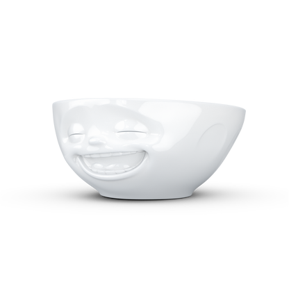 FIFTYEIGHT PRODUCTS / Tazze / Ciotola "Che ride" (Porcellana, 350ml, bianco, Made in Germany)