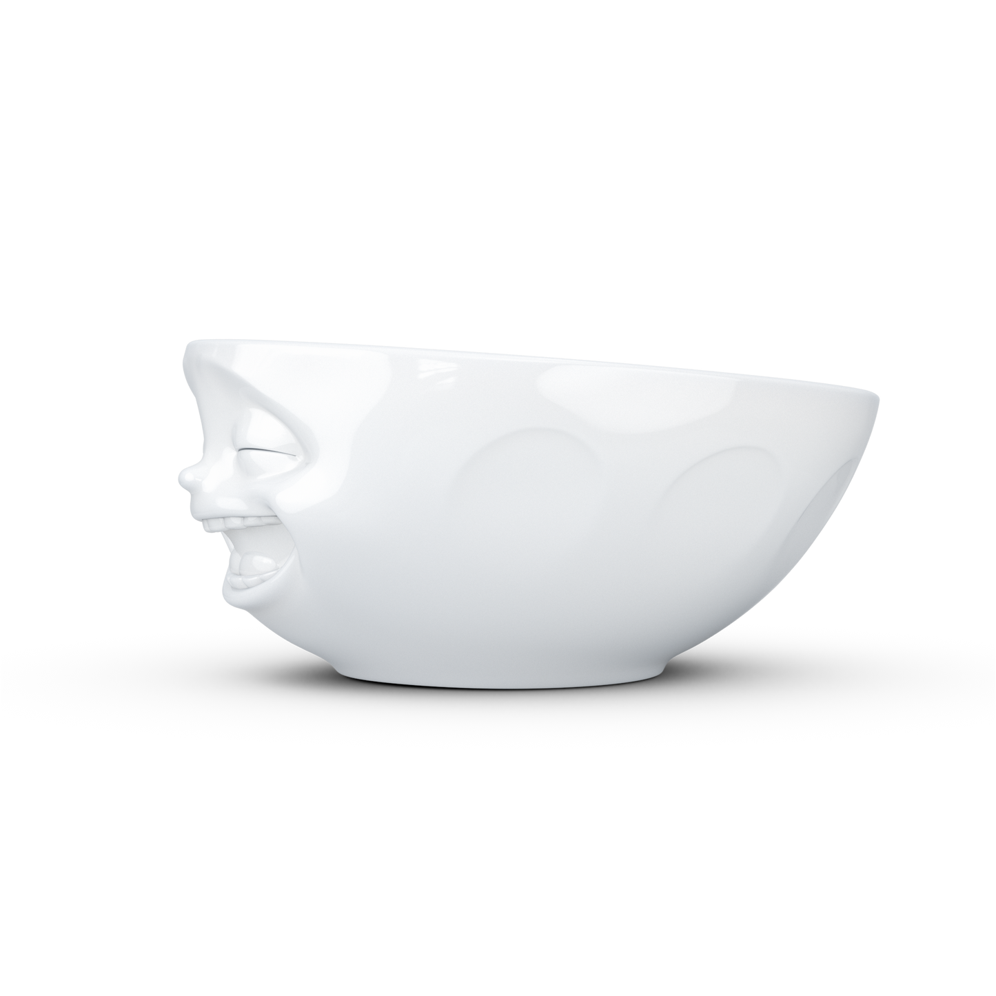 FIFTYEIGHT PRODUCTS / Tazze / Ciotola "Che ride" (Porcellana, 350ml, bianco, Made in Germany)