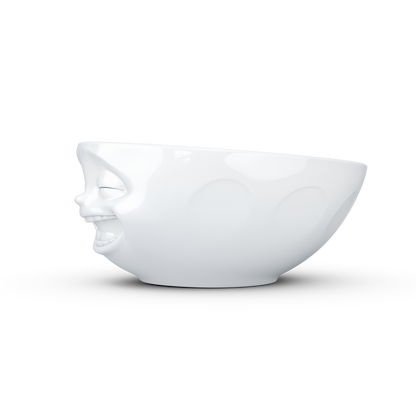 FIFTYEIGHT PRODUCTS / Tazze / Ciotola "Che ride" (Porcellana, 350ml, bianco, Made in Germany)
