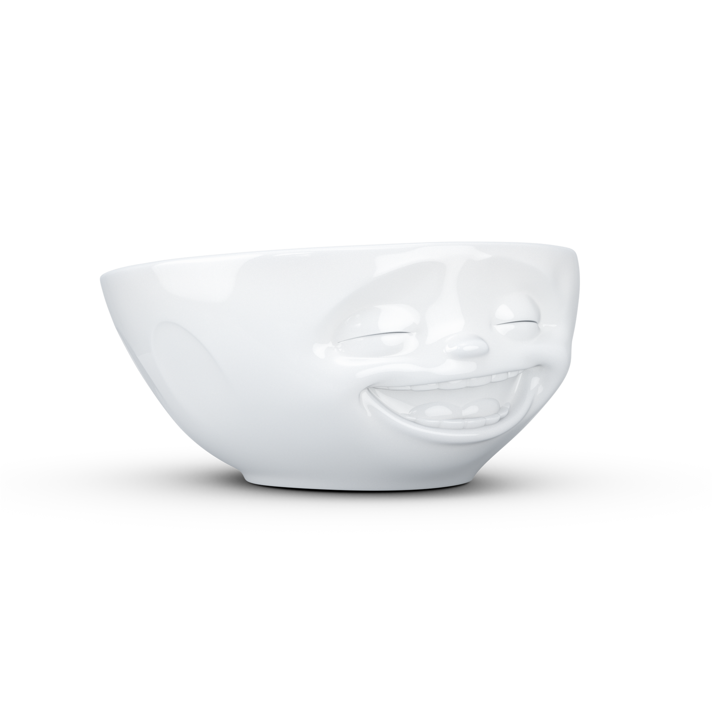 FIFTYEIGHT PRODUCTS / Tazze / Ciotola "Che ride" (Porcellana, 350ml, bianco, Made in Germany)