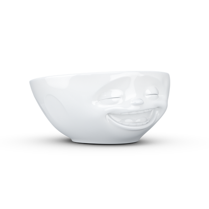 FIFTYEIGHT PRODUCTS / Tazze / Ciotola "Che ride" (Porcellana, 350ml, bianco, Made in Germany)