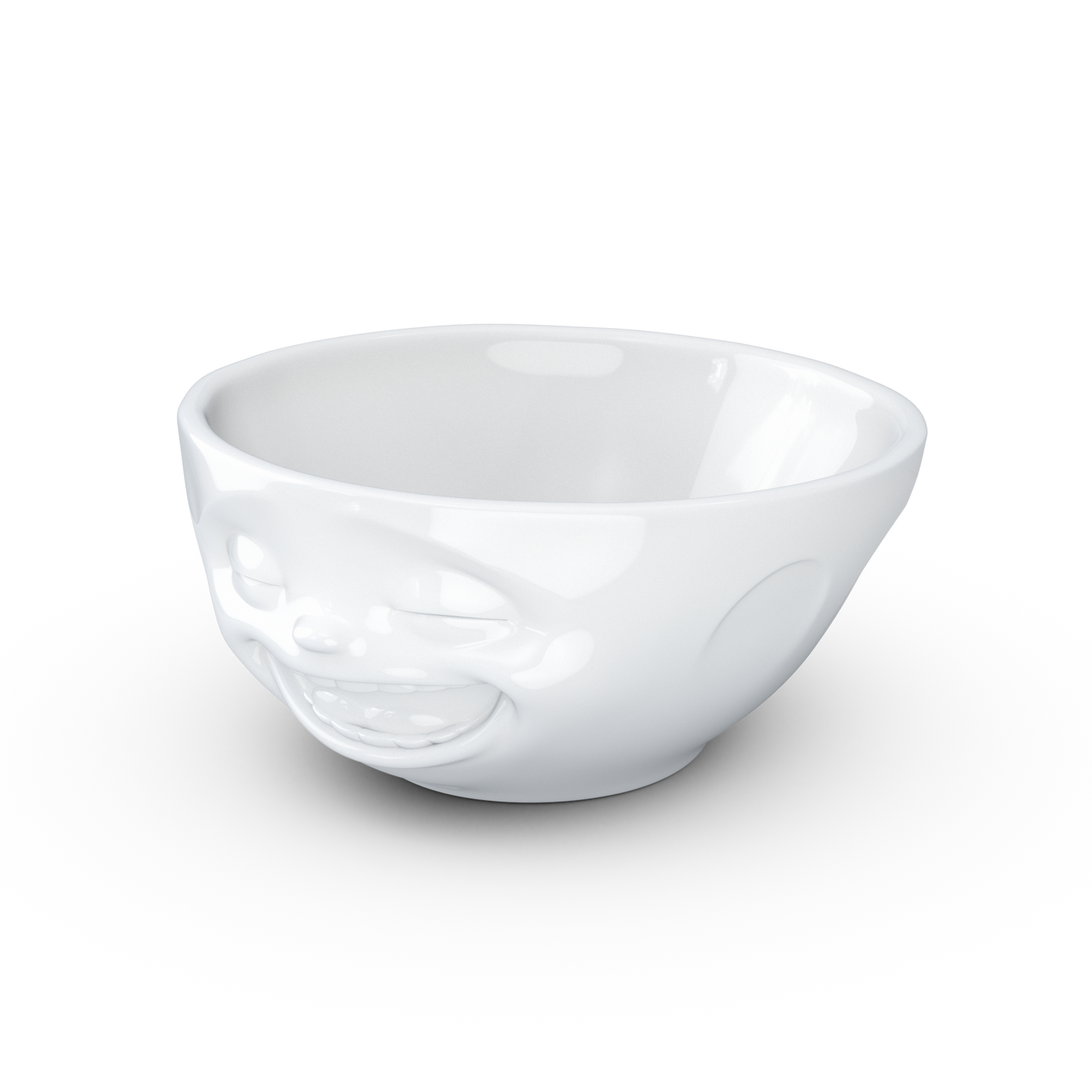 FIFTYEIGHT PRODUCTS / Tazze / Ciotola "Che ride" (Porcellana, 350ml, bianco, Made in Germany)