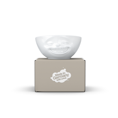 FIFTYEIGHT PRODUCTS / Tazze / Ciotola "Che ride" (Porcellana, 350ml, bianco, Made in Germany)