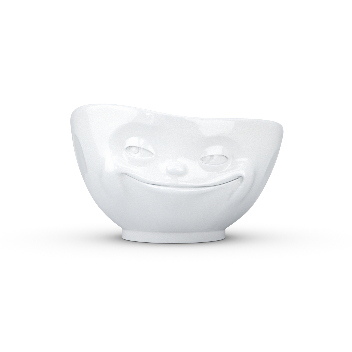 FIFTYEIGHT PRODUCTS / Mugs / "Grinning" Bowl (Porcelain, 1000ml, white, Made in Germany)