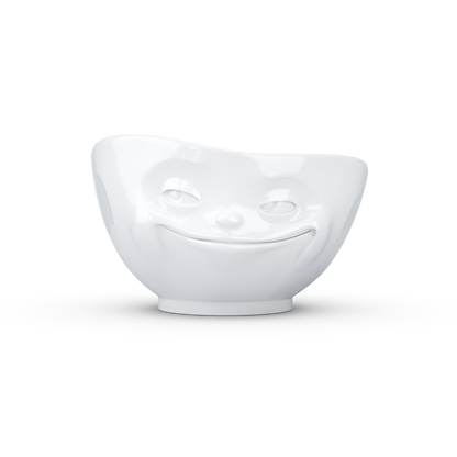 FIFTYEIGHT PRODUCTS / Mugs / "Grinning" Bowl (Porcelain, 1000ml, white, Made in Germany)