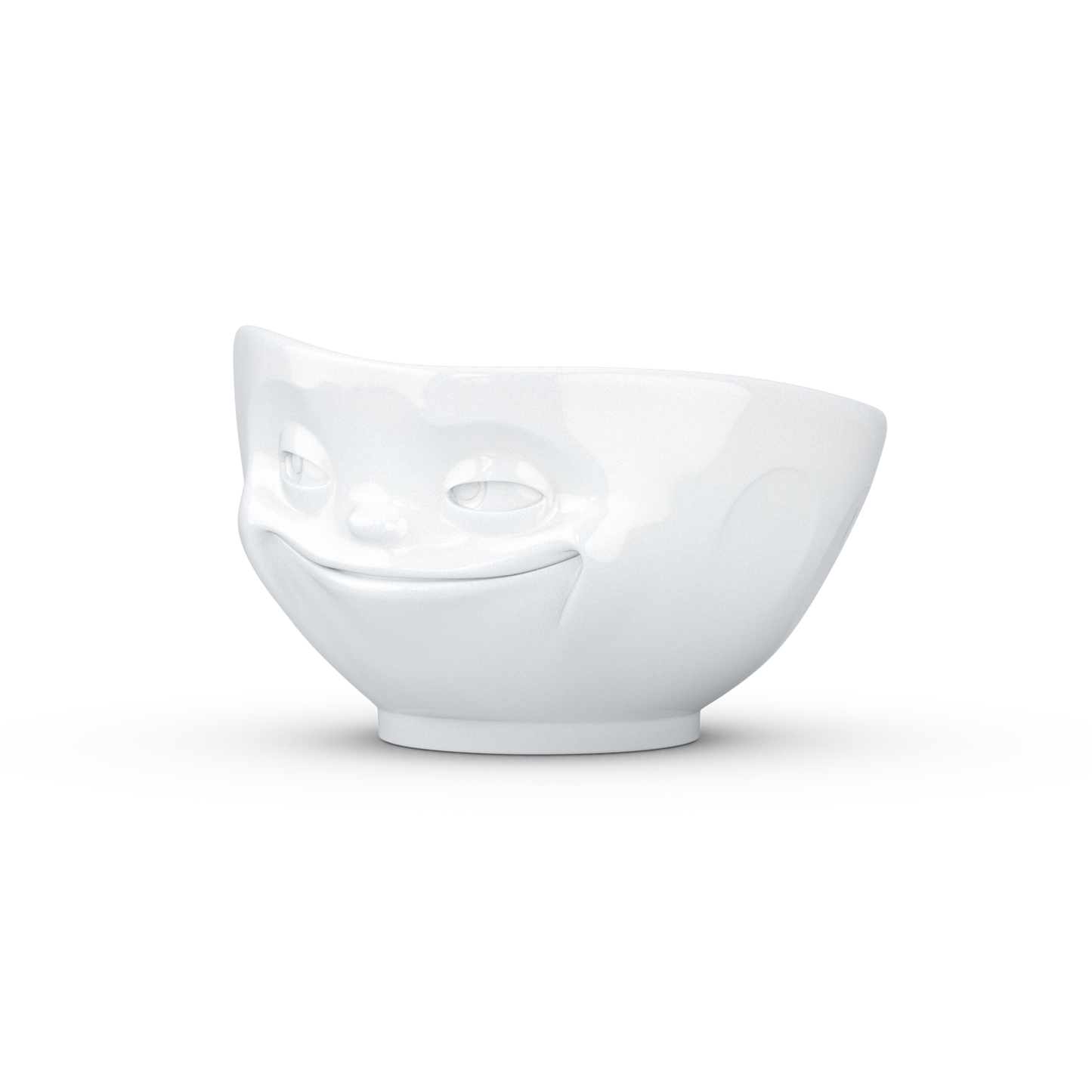 FIFTYEIGHT PRODUCTS / Mugs / "Grinning" Bowl (Porcelain, 1000ml, white, Made in Germany)