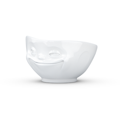 FIFTYEIGHT PRODUCTS / Mugs / "Grinning" Bowl (Porcelain, 1000ml, white, Made in Germany)