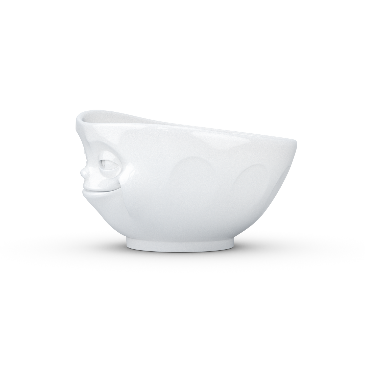 FIFTYEIGHT PRODUCTS / Mugs / "Grinning" Bowl (Porcelain, 1000ml, white, Made in Germany)