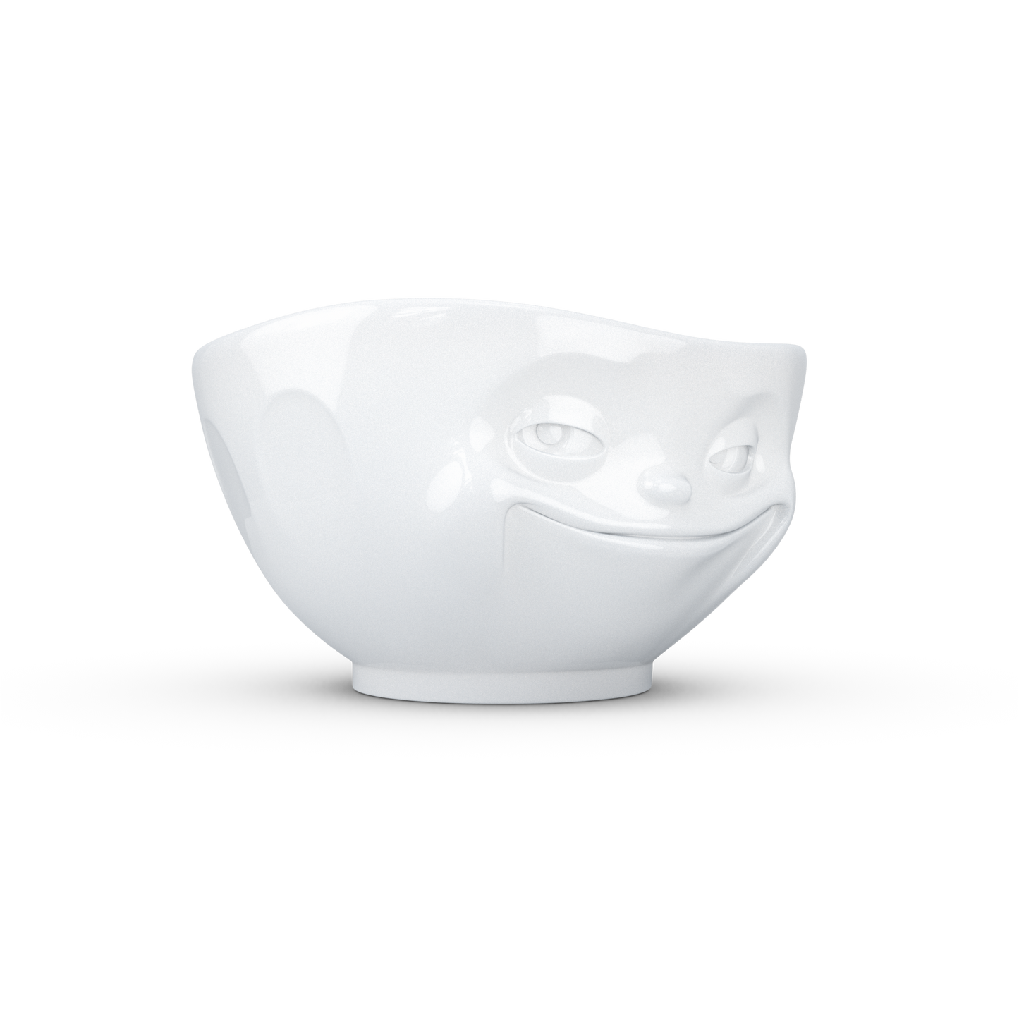 FIFTYEIGHT PRODUCTS / Mugs / "Grinning" Bowl (Porcelain, 1000ml, white, Made in Germany)