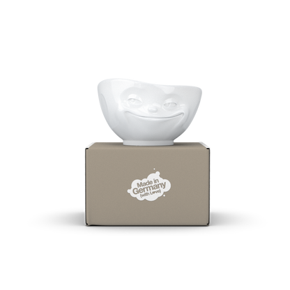 FIFTYEIGHT PRODUCTS / Mugs / "Grinning" Bowl (Porcelain, 1000ml, white, Made in Germany)