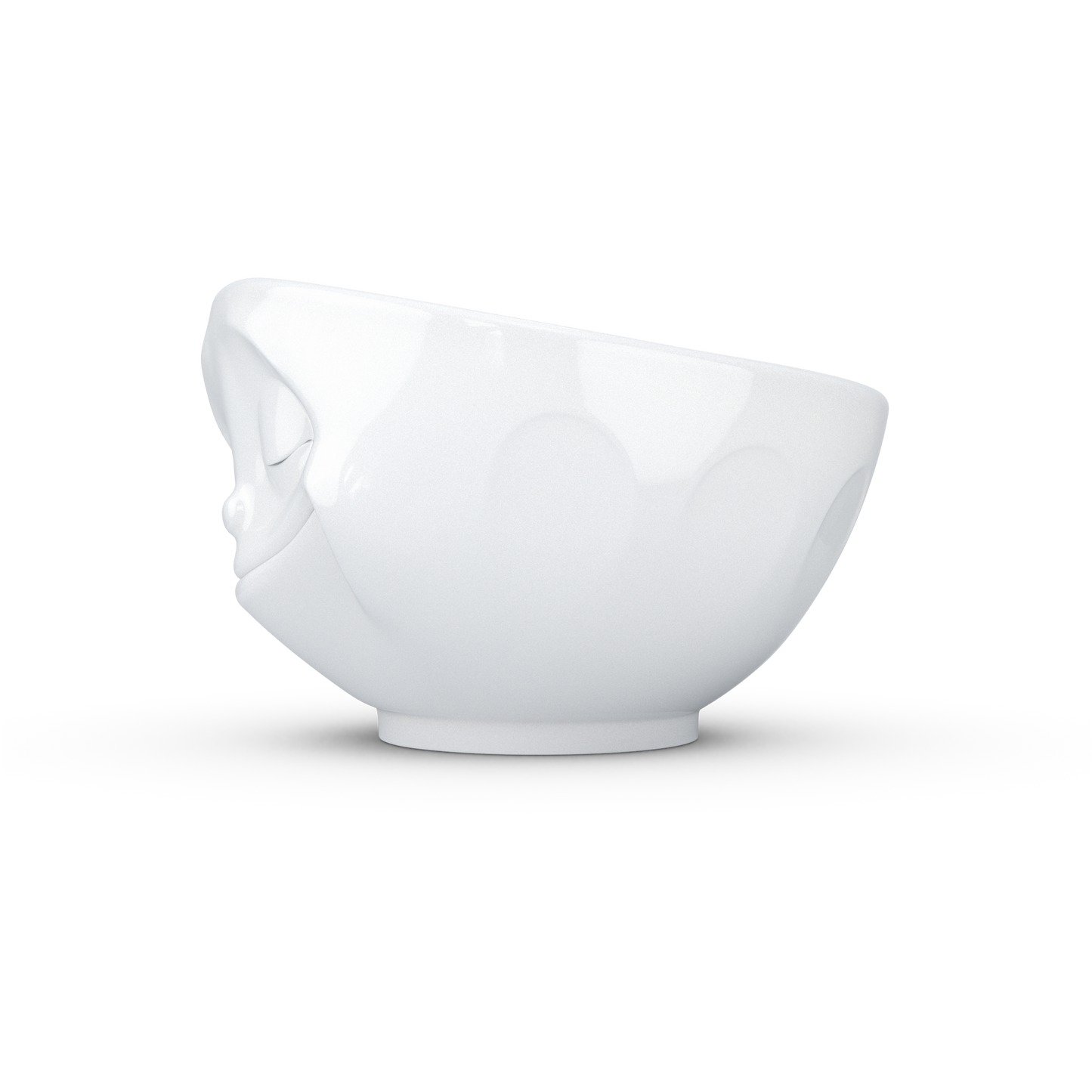 FIFTYEIGHT PRODUCTS / Cups / Bowl "Happy" (Porcelain, 1000ml, white, Made in Germany)