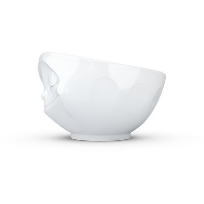 FIFTYEIGHT PRODUCTS / Cups / Bowl "Happy" (Porcelain, 1000ml, white, Made in Germany)
