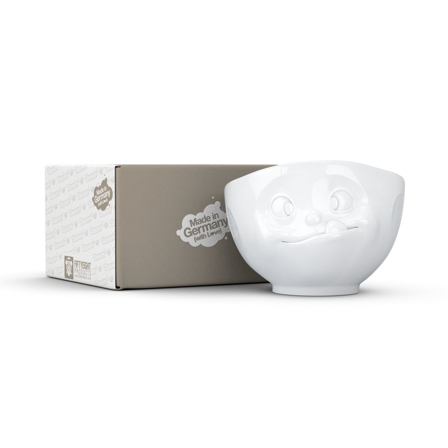 FIFTYEIGHT PRODUCTS / Bowls / Bowl "Yummy (Porcelain, 1000ml, white, Made in Germany)