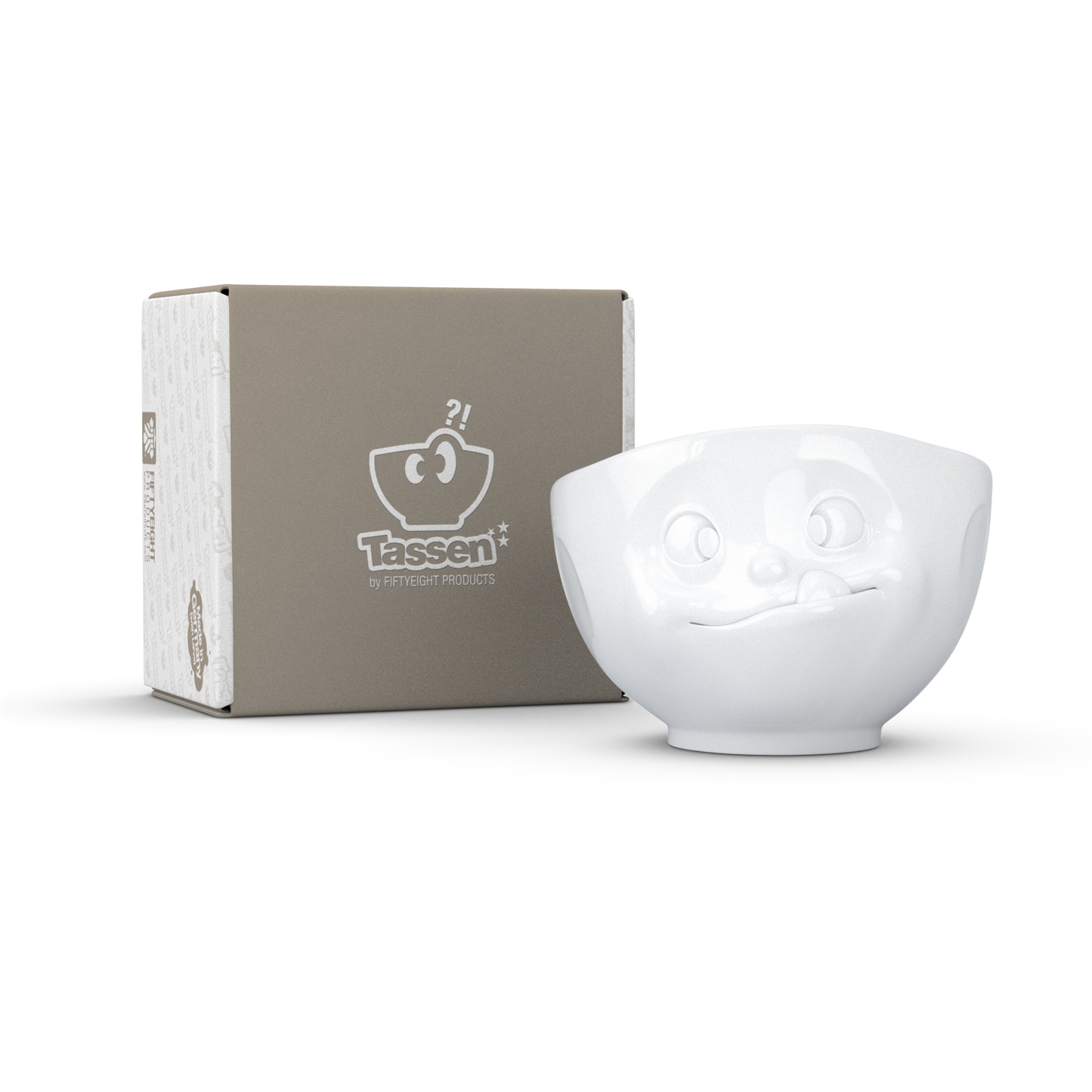 FIFTYEIGHT PRODUCTS / Bowls / Bowl "Yummy (Porcelain, 1000ml, white, Made in Germany)